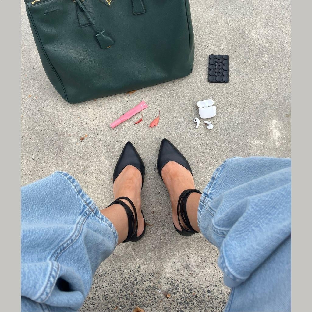 COPENHAGEN SHOES FLOWER CHILD Ballerinas 0001 BLACK