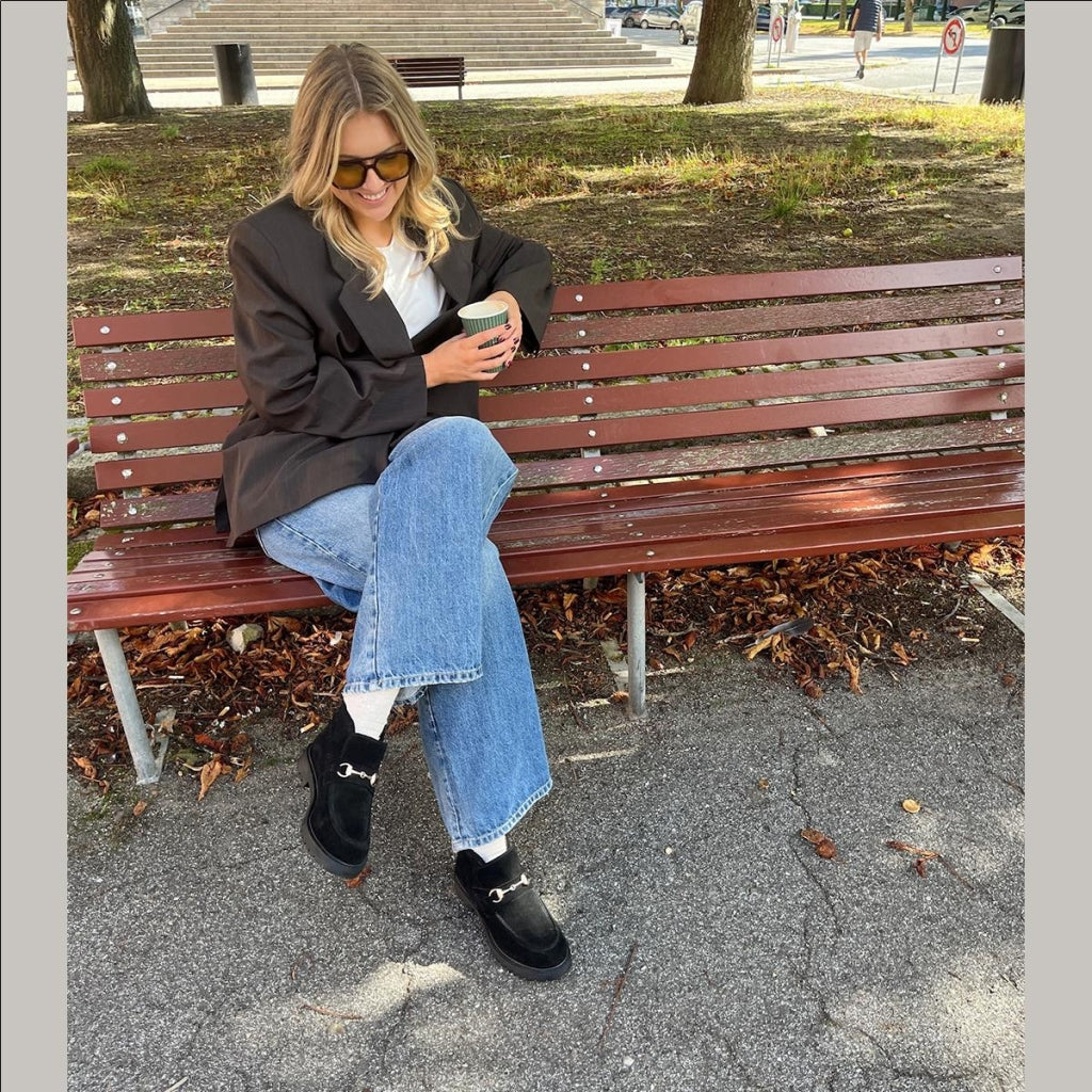 COPENHAGEN SHOES FLYING BOOT SUEDE Stiefel 0001 BLACK