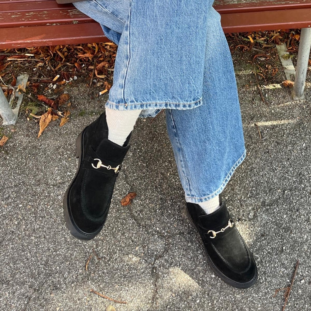 COPENHAGEN SHOES FLYING BOOT SUEDE Stiefel 0001 BLACK