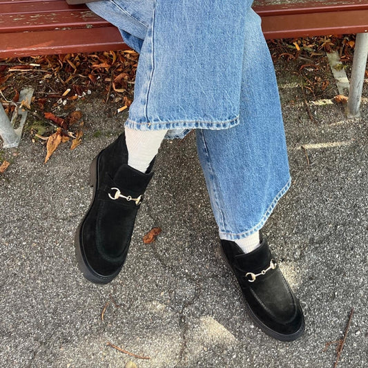 COPENHAGEN SHOES FLYING BOOT SUEDE Stiefel 0001 BLACK