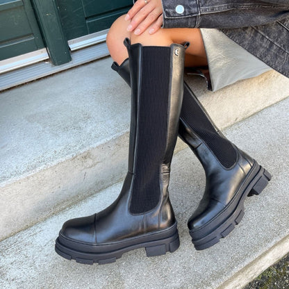 COPENHAGEN SHOES FOLLOW ME AND MORE Long boot 0001 BLACK