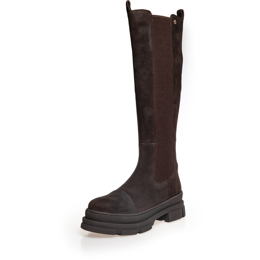 COPENHAGEN SHOES FOLLOW ME AND MORE S. Long boot 004 Dark brown