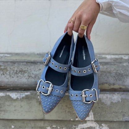 COPENHAGEN SHOES FUTURE VIBES - BLUE DENIM Ballerinas 0740 BLUE DENIM