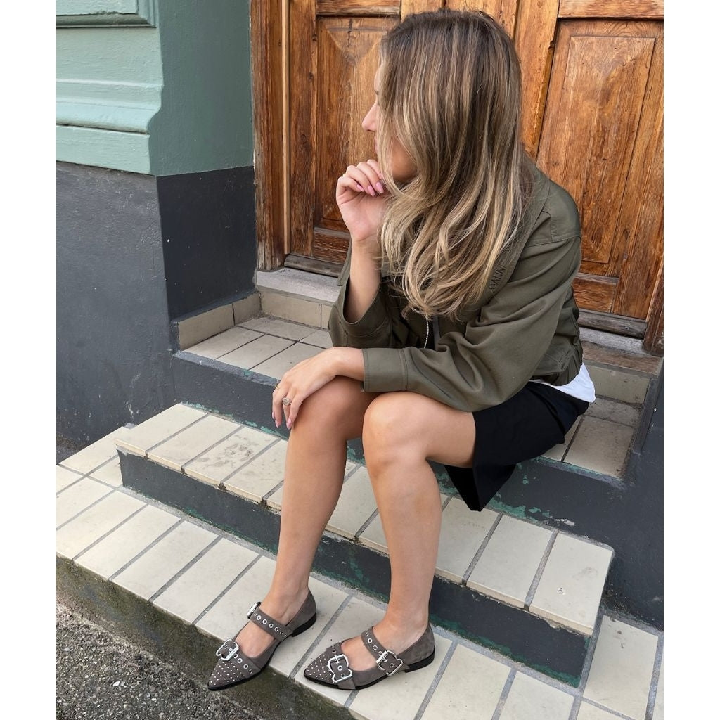 COPENHAGEN SHOES FUTURE VIBES SUEDE Ballerinas 0027 GREEN