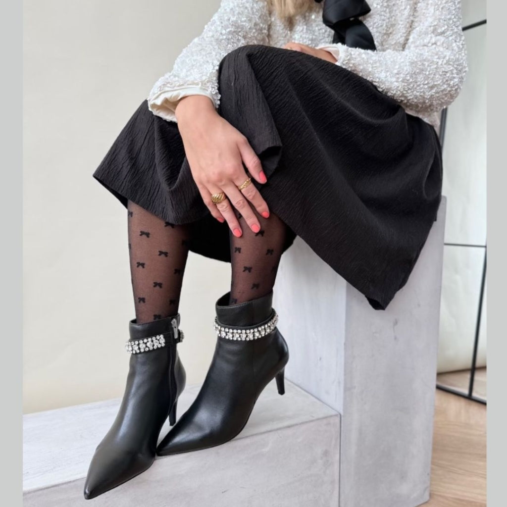 Copenhagen Shoes by Josefine Valentin GIRLS AND DIAMONDS - Copenhagenshoes by Josefine Valentin Stiefel 0001 BLACK