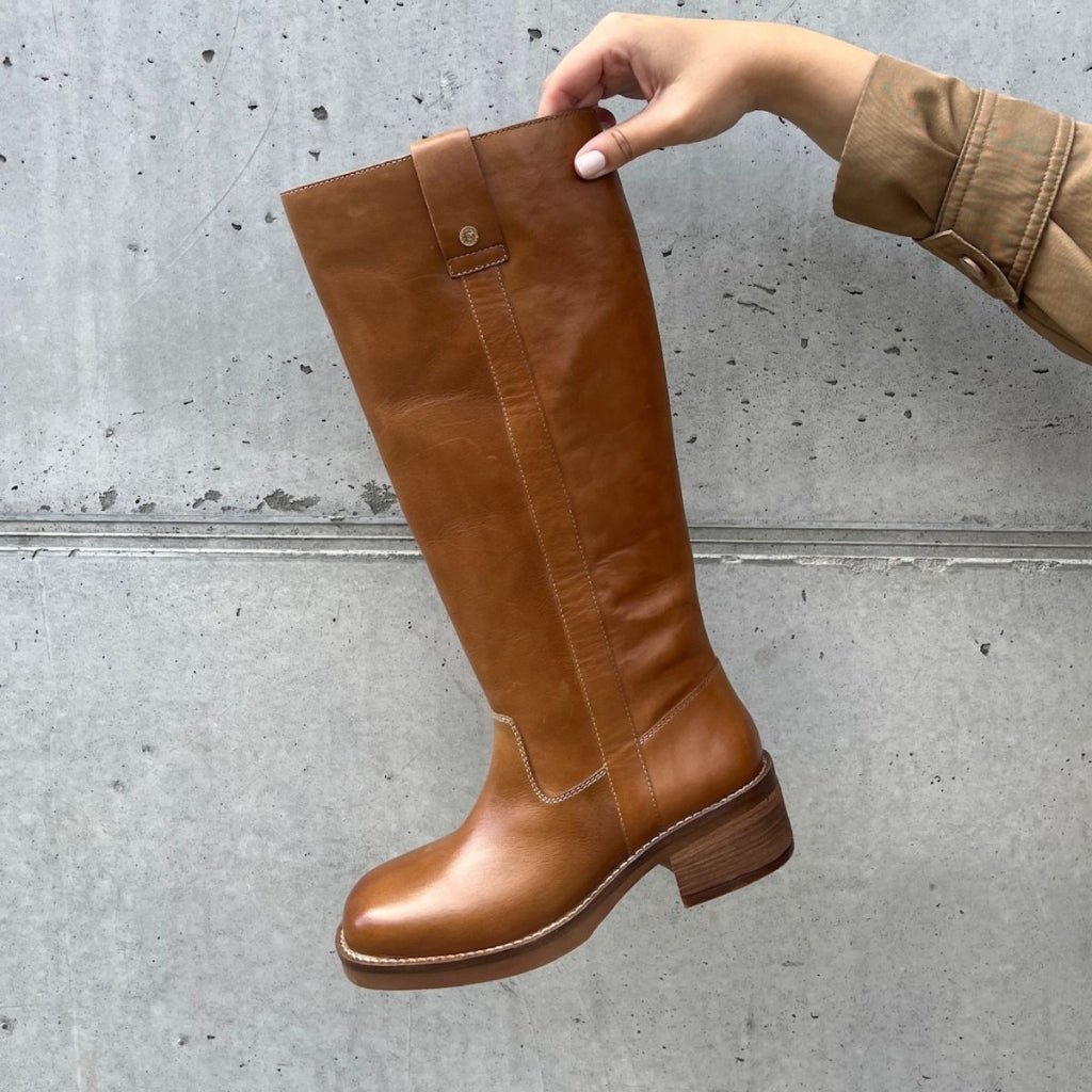 COPENHAGEN SHOES GLORY Long boot 125 TAN