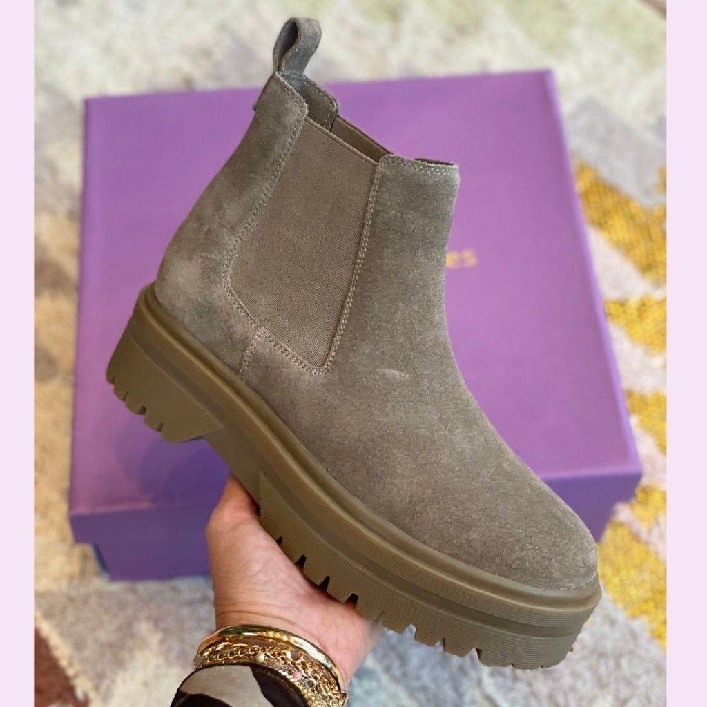 COPENHAGEN SHOES GOING LOW SUEDE Stiefel 0057 TAUPE