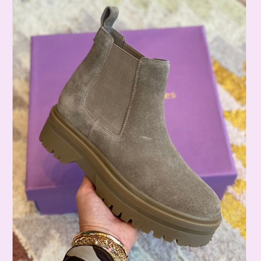 COPENHAGEN SHOES GOING LOW SUEDE Stiefel 0057 TAUPE