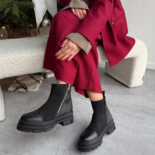 COPENHAGEN SHOES GOOD VIBES ONLY Stiefel 0001 BLACK