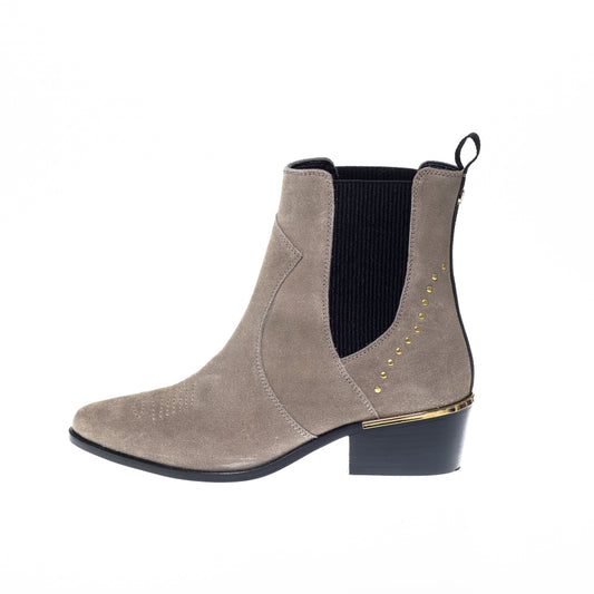 COPENHAGEN SHOES GROOVY Suede Stiefel 003 Taupe