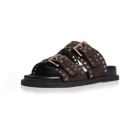 COPENHAGEN SHOES HOPE Slippers 004 Dark brown