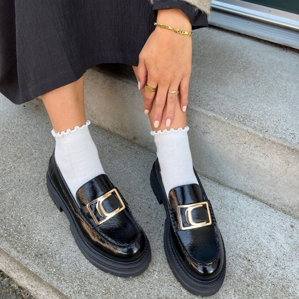 COPENHAGEN SHOES ICONIC WALK PATENT Loafer 0011 BLACK PATENT