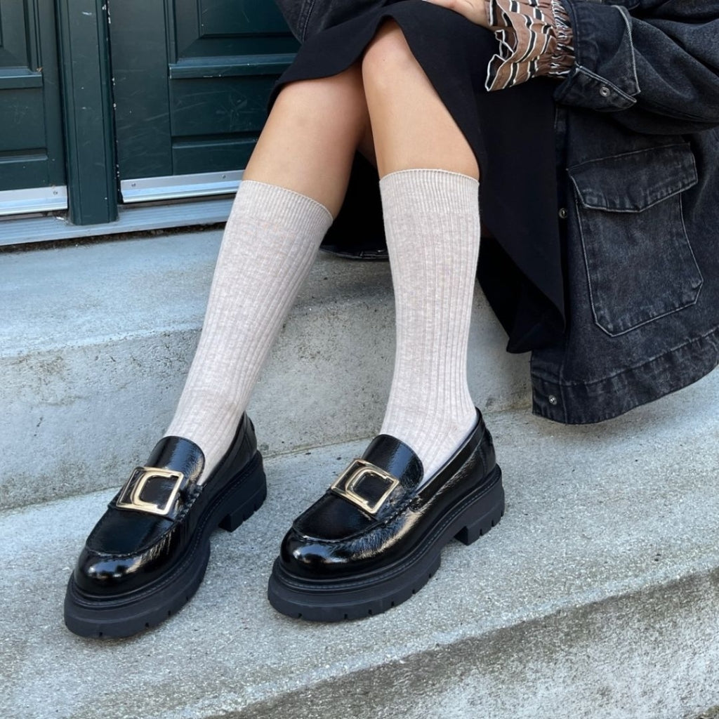 COPENHAGEN SHOES ICONIC WALK PATENT Loafer 0011 BLACK PATENT