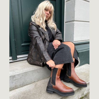 COPENHAGEN SHOES IT'S A KIND OF MAGIC Stiefel 0231 COGNAC/BLACK/BROWN