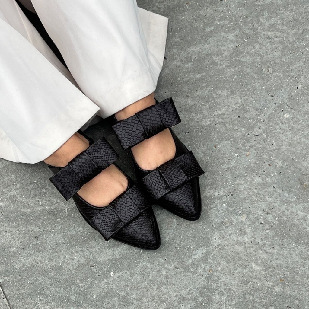 COPENHAGEN SHOES JUST A VIBE - BROWN Ballerinas 004 Dark brown