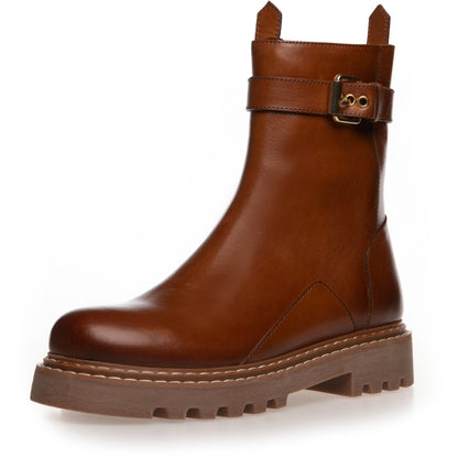 COPENHAGEN SHOES JUST WALK ON Stiefel 0241 COGNAC