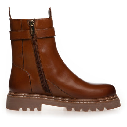 COPENHAGEN SHOES JUST WALK ON Stiefel 0241 COGNAC