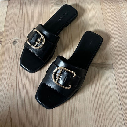 COPENHAGEN SHOES KISS Slippers 0003 BLACK