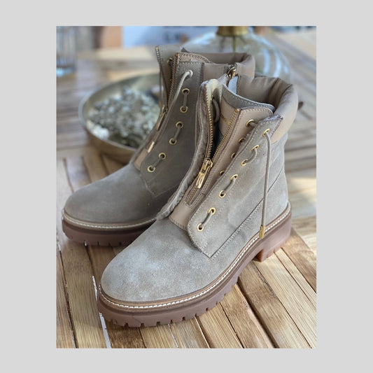 COPENHAGEN SHOES LEADER FUR Stiefel 150 Beige suede