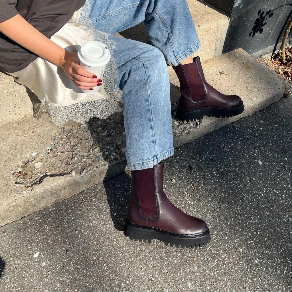 COPENHAGEN SHOES LEMON EDITION BORDEAUX Stiefel 2250 BORDEAUX (GRANATA)