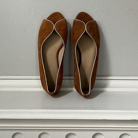 COPENHAGEN SHOES LIKE A MELODY - SUEDE Ballerinas 0241 COGNAC