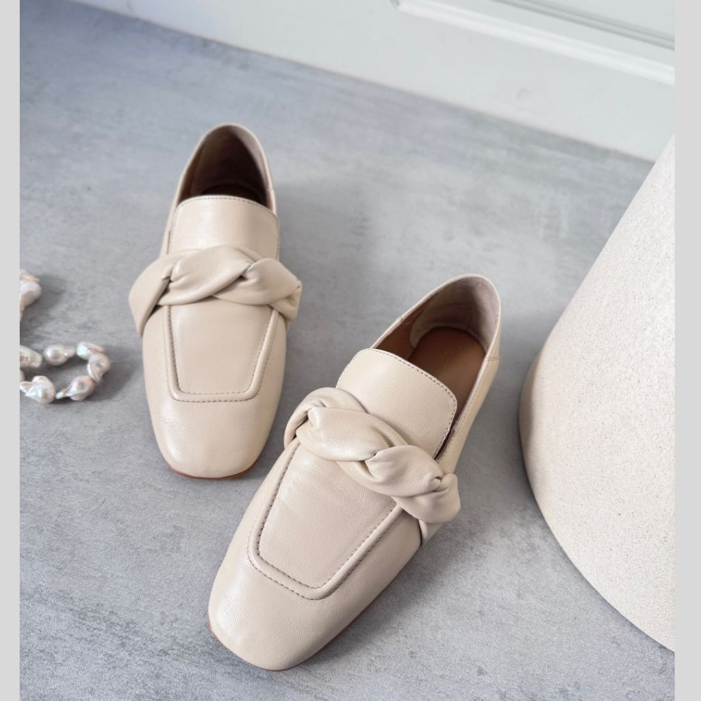 COPENHAGEN SHOES LIKE FAIRY TALES Loafer 1622 OFF WHITE (BRICH)