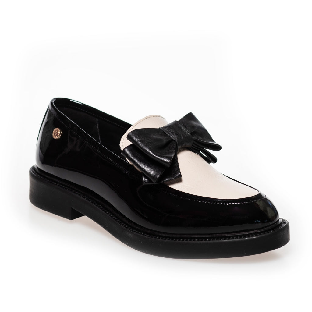 COPENHAGEN SHOES LIKE GOING OUT Loafer 0010 BLACK / OFF WHITE / BLACK