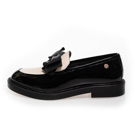 COPENHAGEN SHOES LIKE GOING OUT Loafer 0010 BLACK / OFF WHITE / BLACK