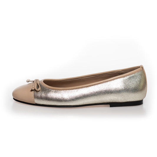 COPENHAGEN SHOES LIKE MOVING - GOLD/NUDE Ballerinas 0033 GOLD/NUDE