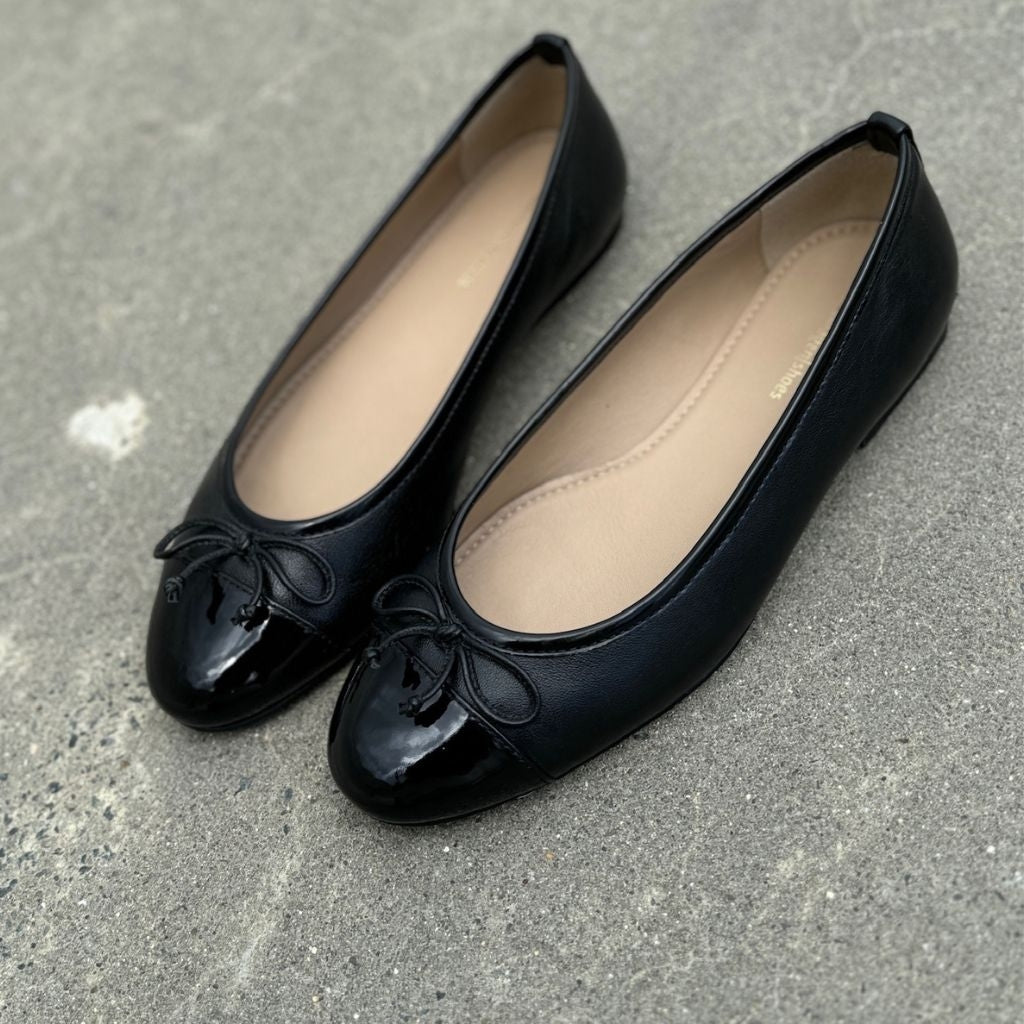 COPENHAGEN SHOES LIKE MOVING - PATENT TOE Ballerinas 038 Black patent