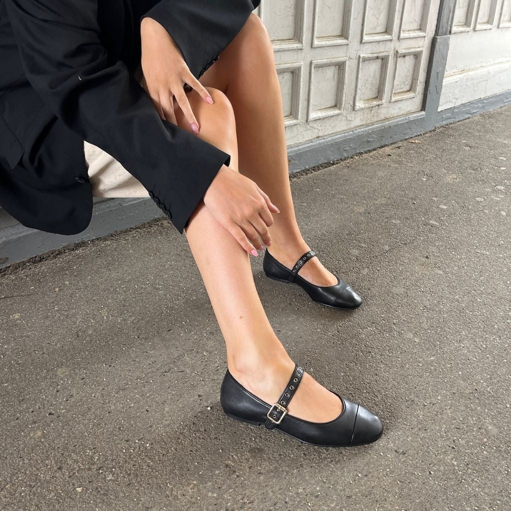 COPENHAGEN SHOES LOVE AND DREAMS Ballerinas 0001 BLACK