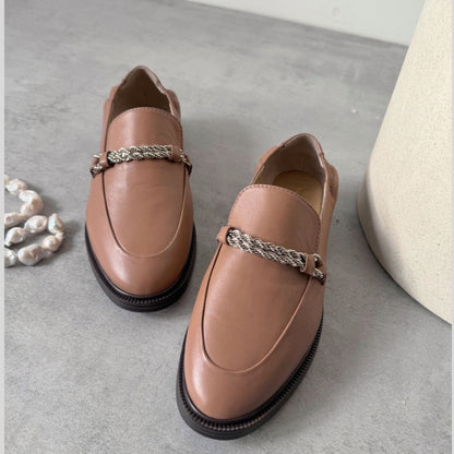 COPENHAGEN SHOES LOVE AND WALK Loafer 0133 CAPPUCCINO