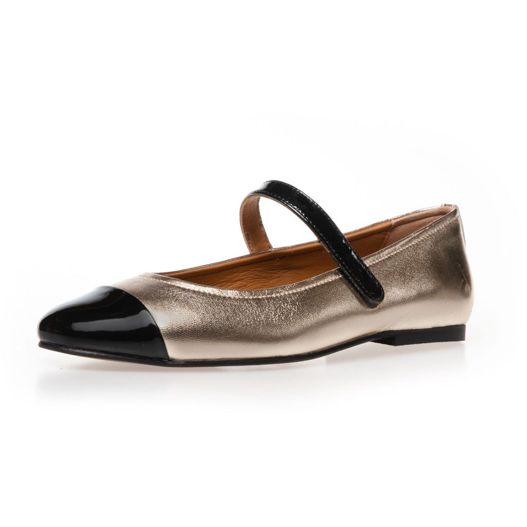 COPENHAGEN SHOES LOVE FOR A REASON GOLD Ballerinas 0051 GOLD