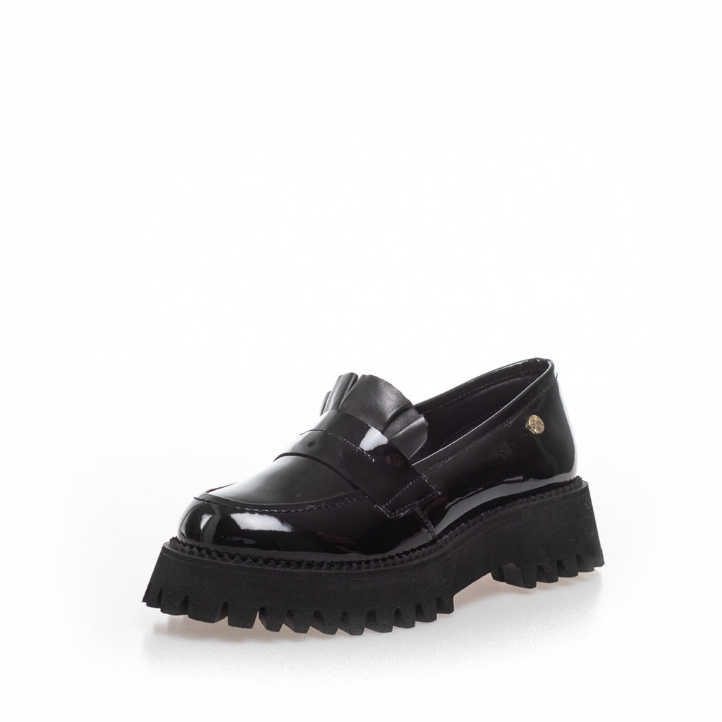 COPENHAGEN SHOES MAKE WAVES PATENT Loafer 2232 BLACK/PATENT