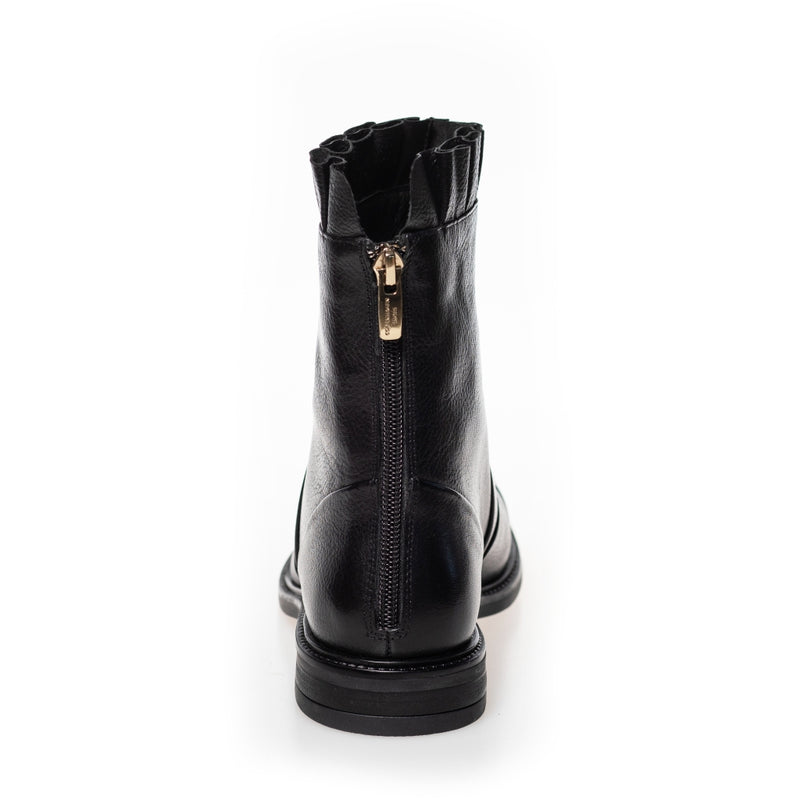 COPENHAGEN SHOES MARGARET Boot 00010 BLACK W/PATENT TOE
