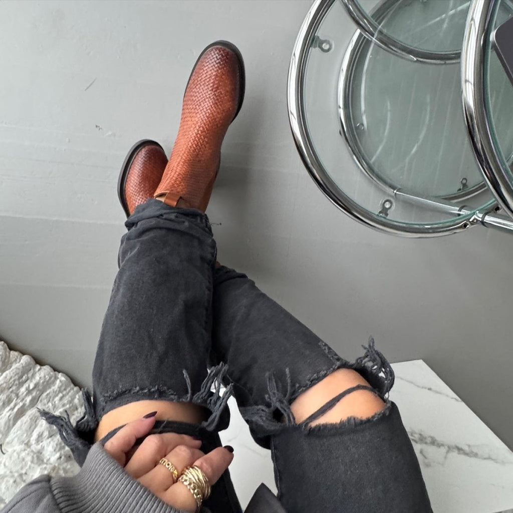 COPENHAGEN SHOES MOVEMENT Stiefel 0241 COGNAC