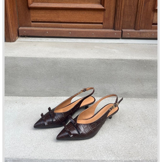 COPENHAGEN SHOES MY GOLD CR. Stilettos 004 Dark brown