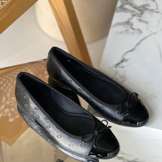 COPENHAGEN SHOES MY OWN BALLERINAS Ballerinas 2400 BLACK (LOGO)