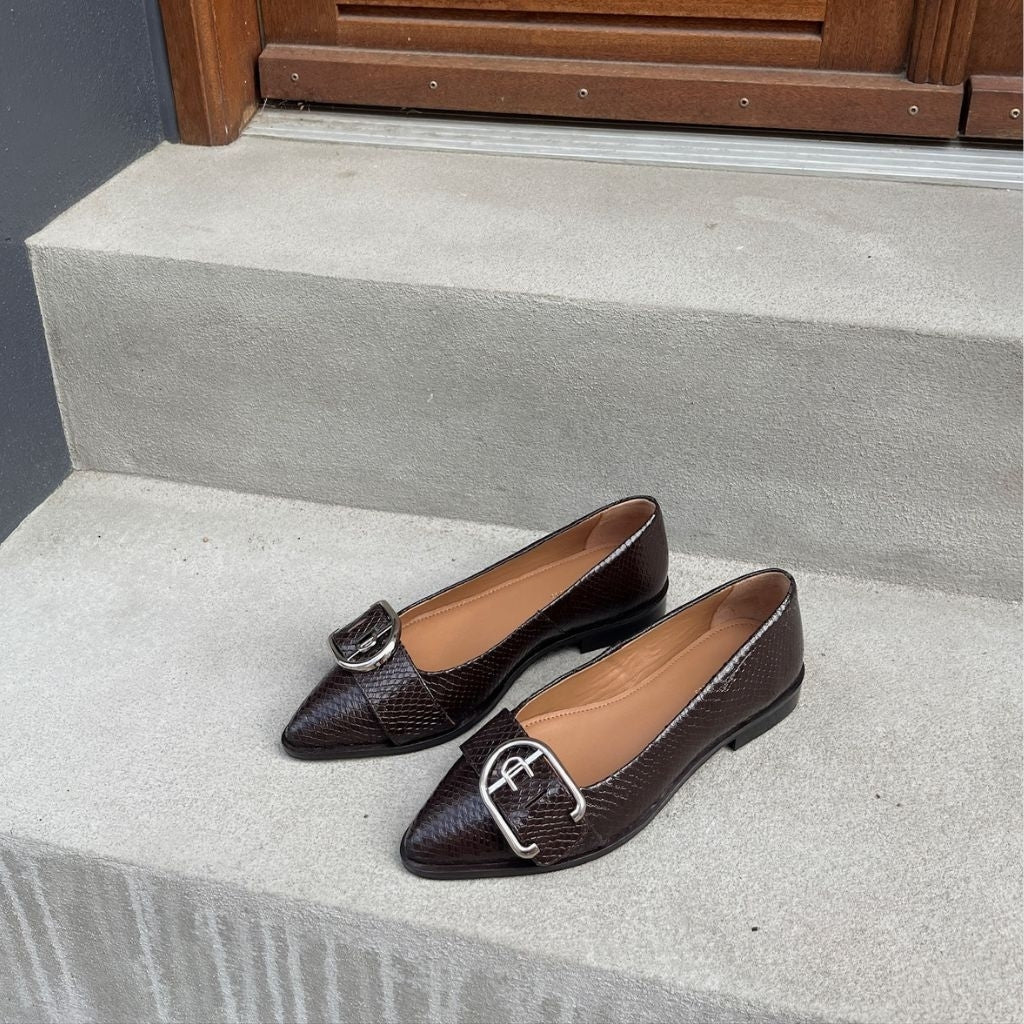 COPENHAGEN SHOES MY SUCCES Ballerinas 847 Dark Brown