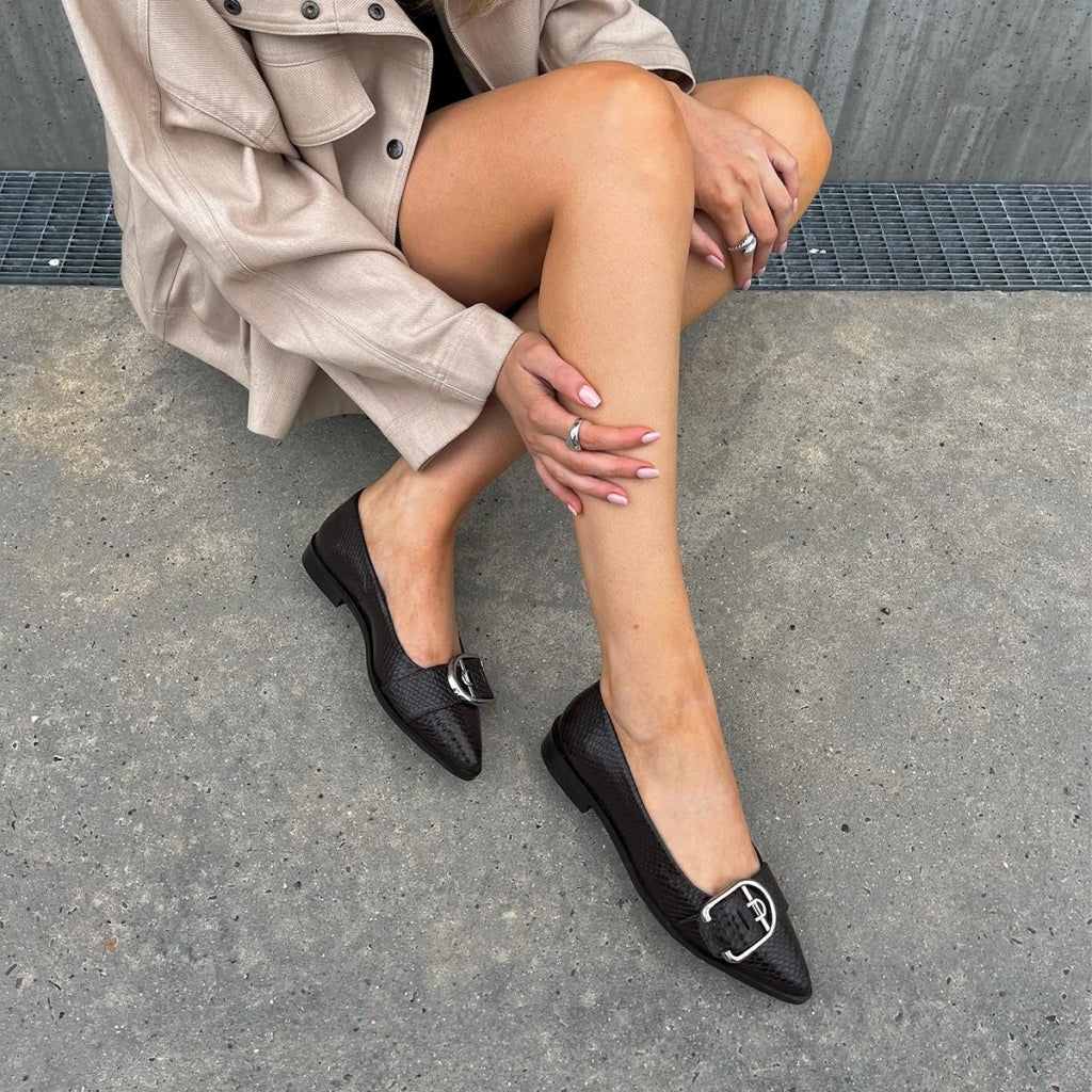 COPENHAGEN SHOES MY SUCCES Ballerinas 847 Dark Brown