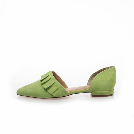 COPENHAGEN SHOES NEW ROMANCE 23 - SUEDE Ballerinas 019 Green