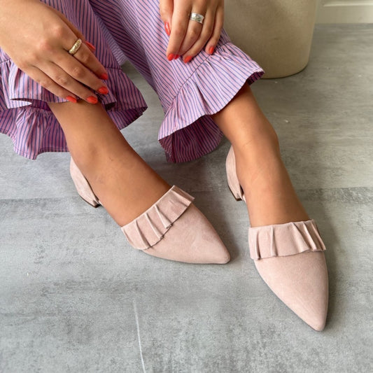 COPENHAGEN SHOES NEW ROMANCE 23 - SUEDE Ballerinas 147 Rosa 