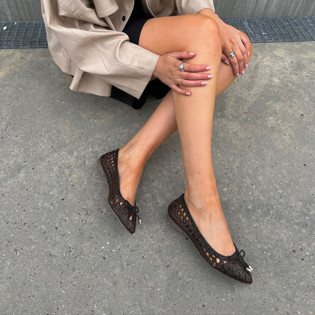 COPENHAGEN SHOES ON MY LOVE Ballerinas 848 DARK BROWN (T.MORO)