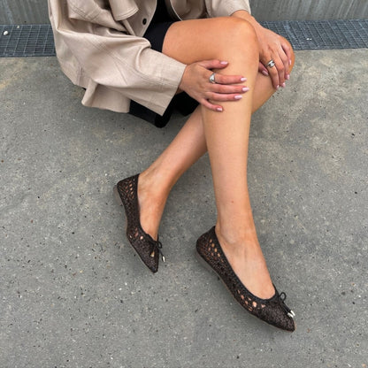 COPENHAGEN SHOES ON MY LOVE Ballerinas 848 DARK BROWN (T.MORO)