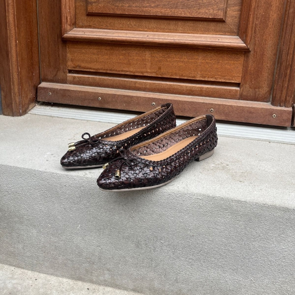 COPENHAGEN SHOES ON MY LOVE Ballerinas 848 DARK BROWN (T.MORO)