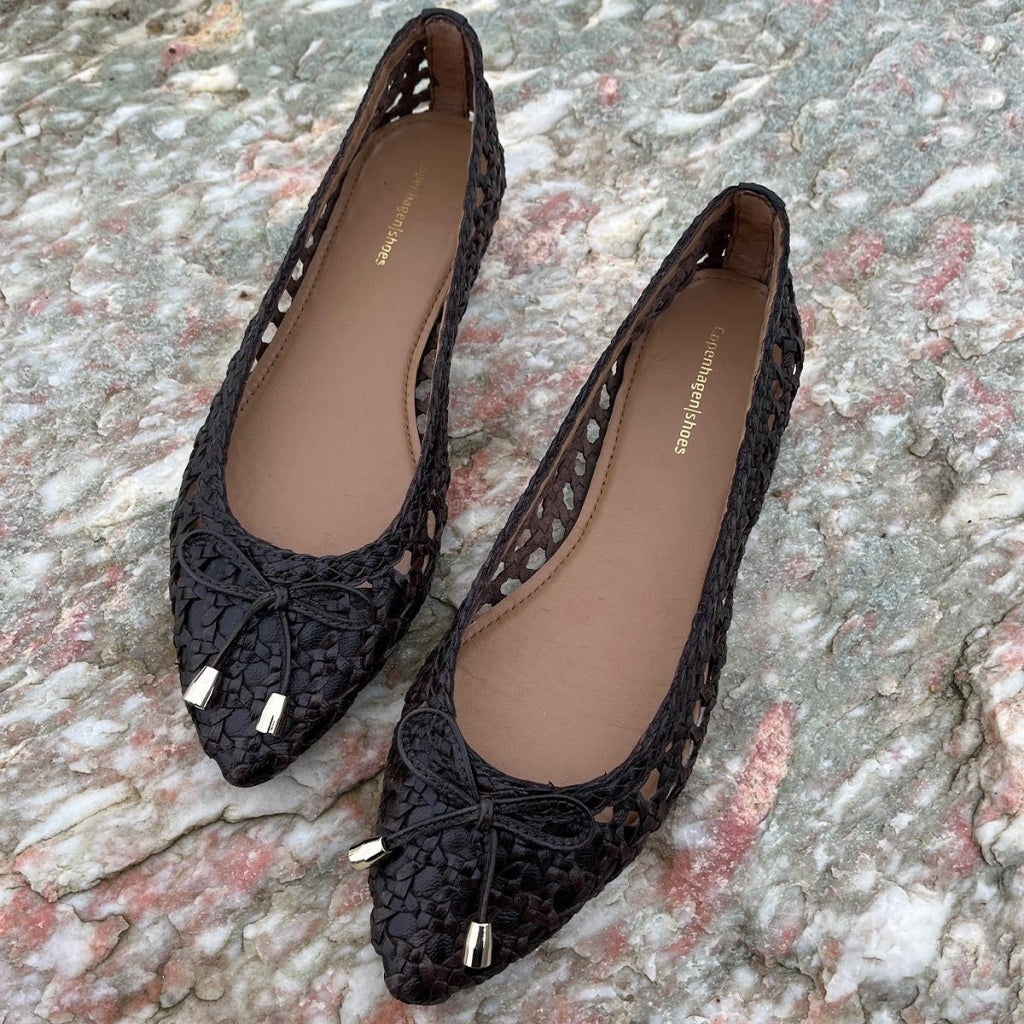 COPENHAGEN SHOES ON MY LOVE Ballerinas 848 DARK BROWN (T.MORO)