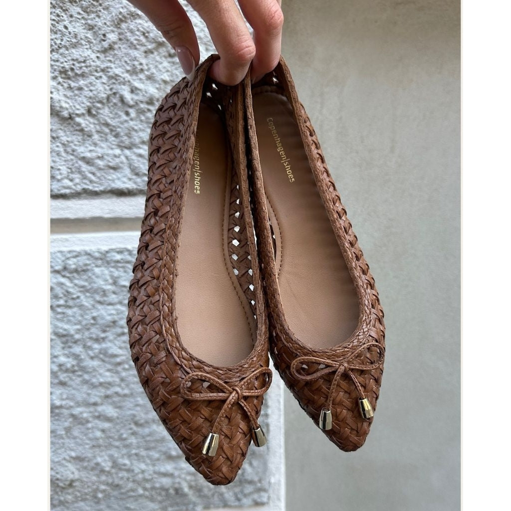 COPENHAGEN SHOES ON MY LOVE Ballerinas 0241 COGNAC