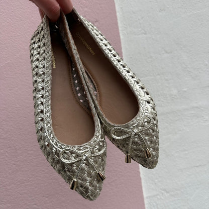 COPENHAGEN SHOES ON MY LOVE GOLD Ballerinas 0051 GOLD