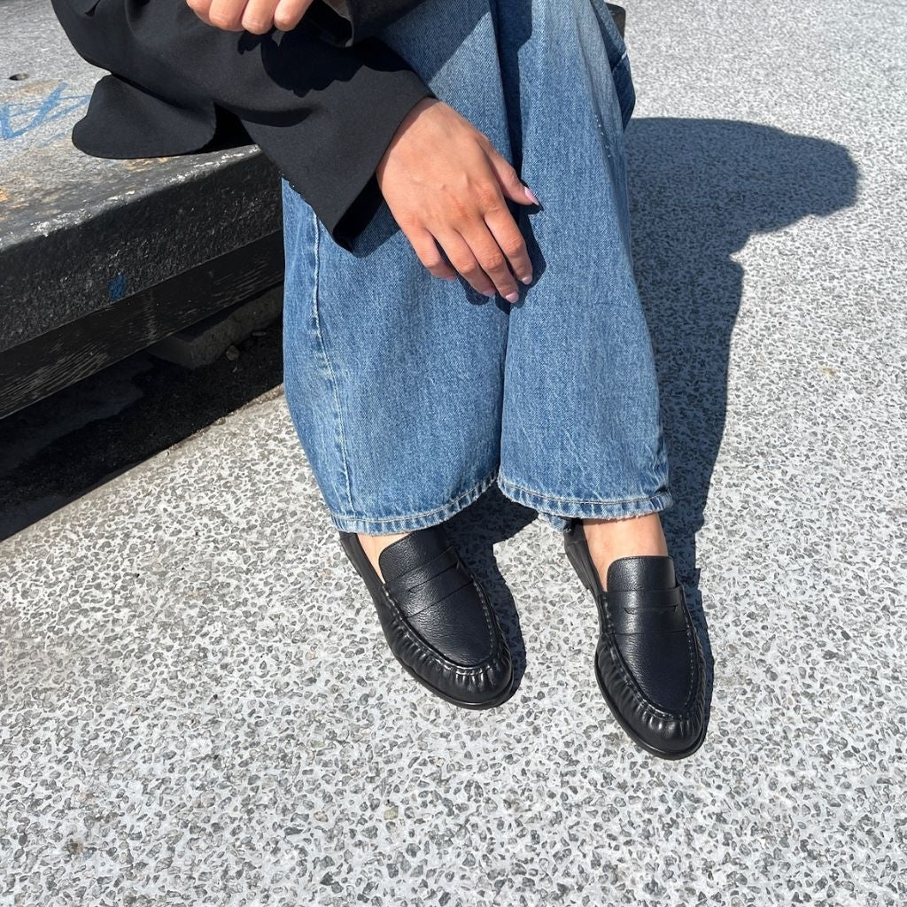 COPENHAGEN SHOES PARIS AND ME PLAIN Loafer 0001 BLACK