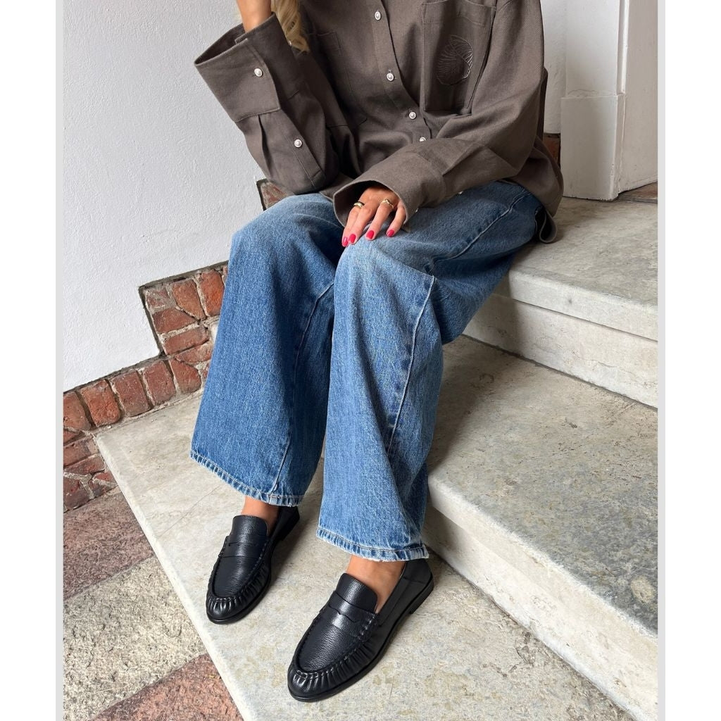 COPENHAGEN SHOES PARIS AND ME PLAIN Loafer 0001 BLACK